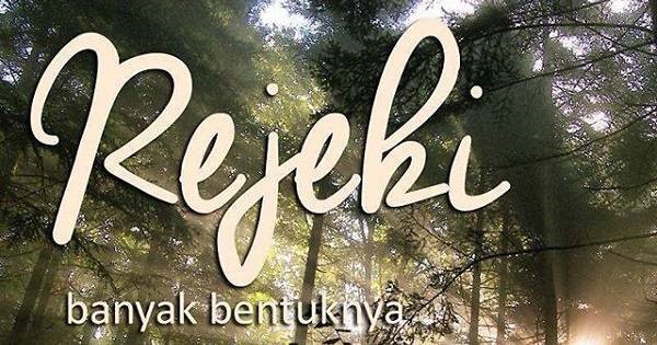 Essay: Divine rejeki! What a wonderful windfall